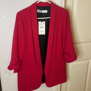 NWT Zara fuchsia blazer